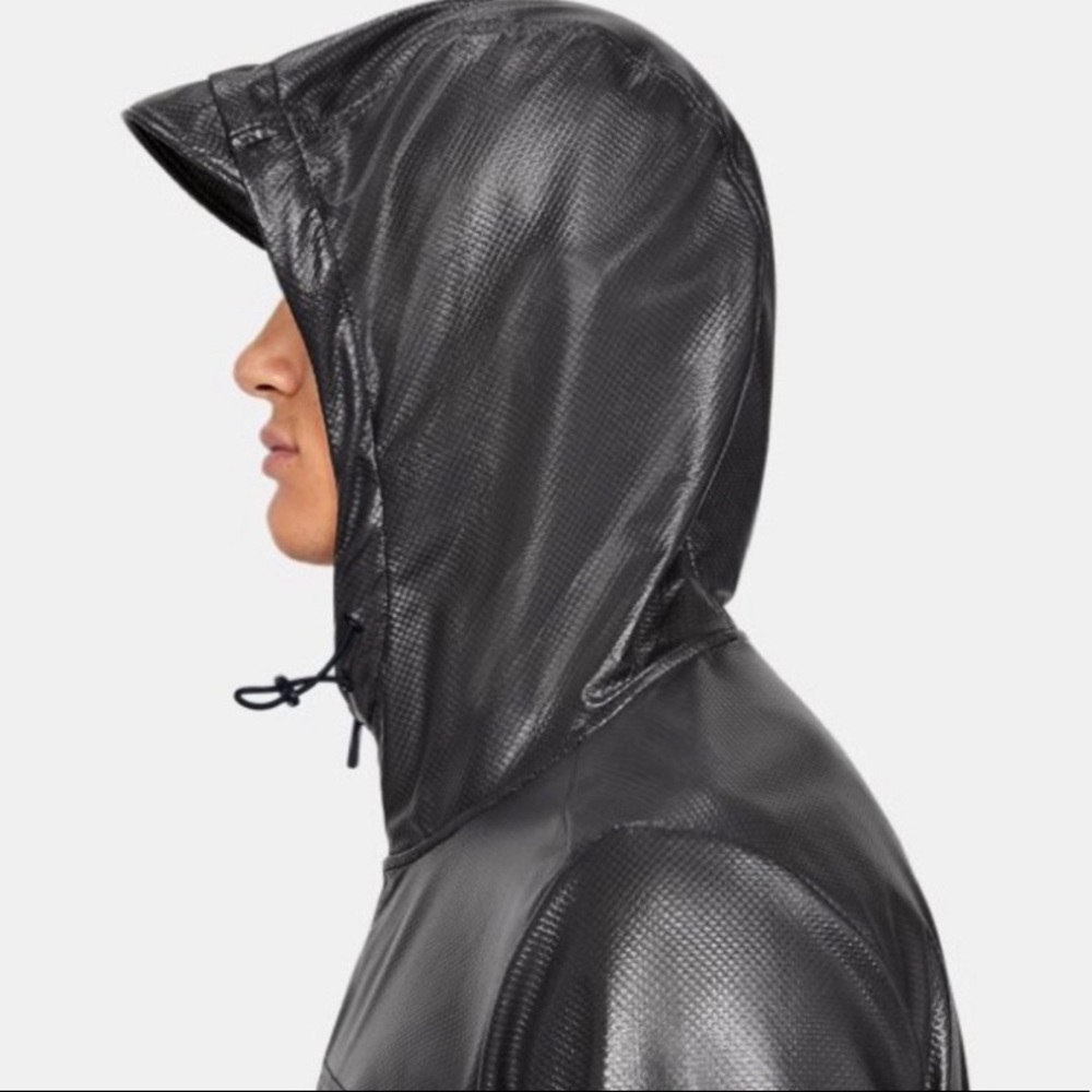 ⭐️HOST PICK⭐️NWT Men Medium UA Hybrid Windbreaker Jacket Black - Picture 7 of 7